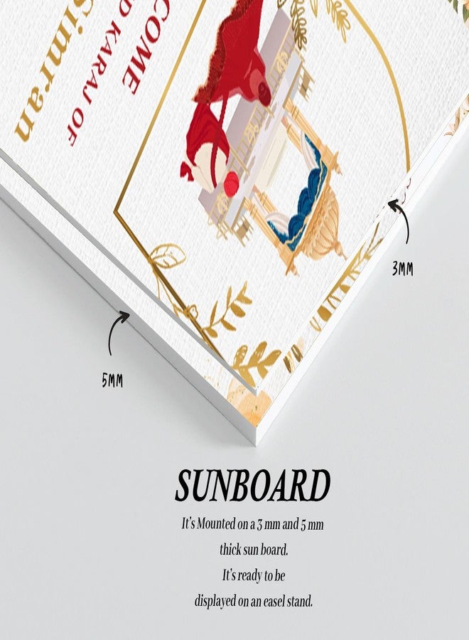 Theme My Party Indian Wedding Ceremony Sign Board - Personalized Welcome Board for Wedding - Image 5